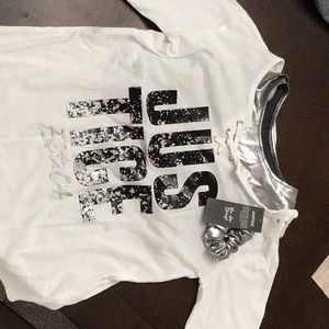 Long sleeve with matching sports bra